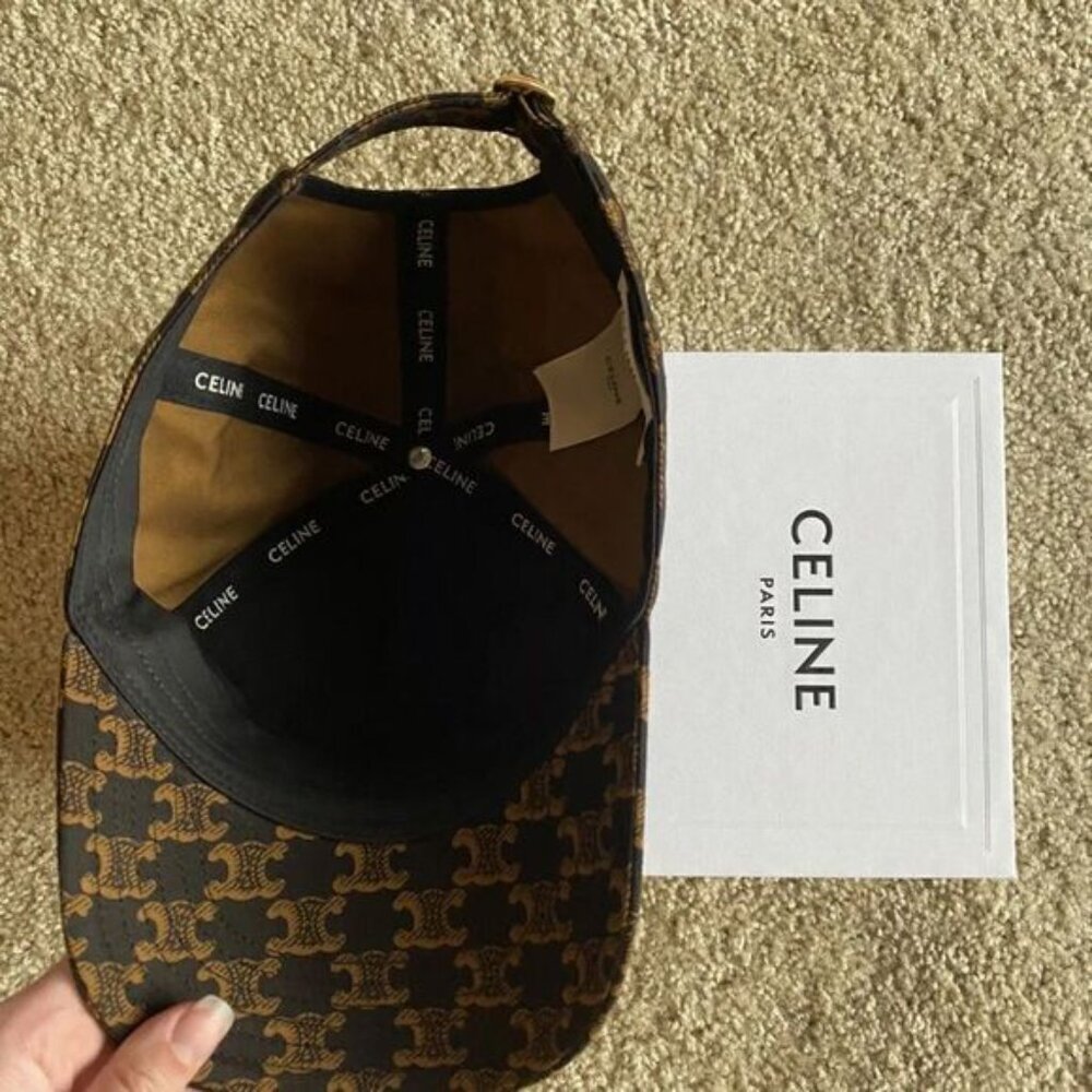 CELINE Deep Brown baseball cap - Picture 3 of 5